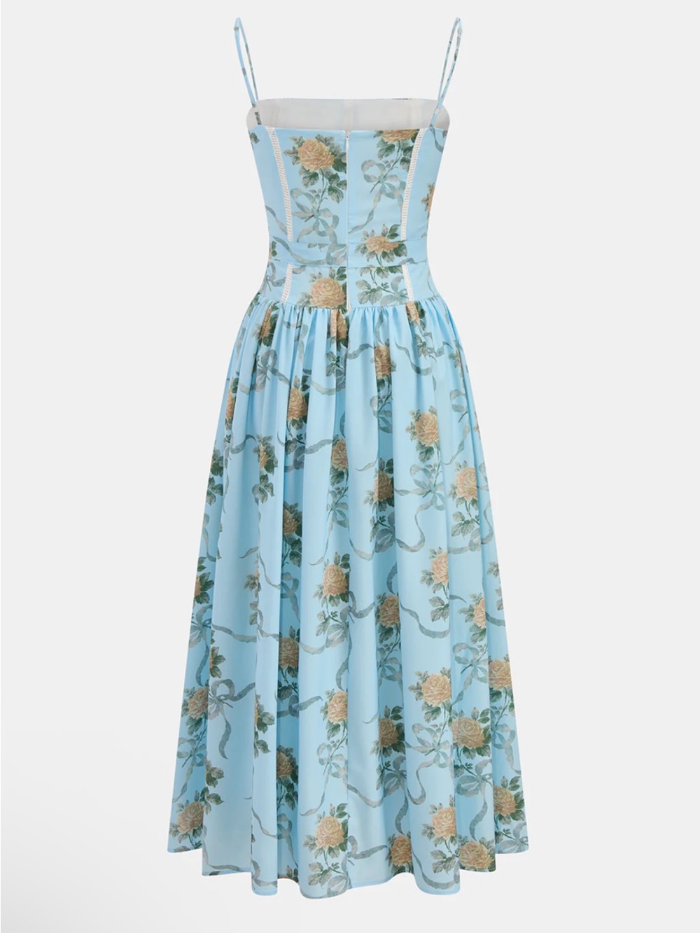 Commense Size Medium Floral Print Cami Midi Dress NWT - Picture 5 of 14